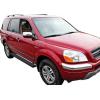 imageAPS Running Boards 5 inches Matte Black Compatible with Honda Pilot 20032008 ampamp Acura MDX 0206 Stainless Steel Side Steps Side BarsStainless Steel Black