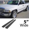 imageAPS Running Boards Nerf Bars Side Steps Step Bars Compatible with Dodge Ram 1500 19942001 Club Cab ampamp Ram 2500 3500 19942002 Exclude 02 Body Style Sold in 01 Black Running Board StyleStainless Steel Black
