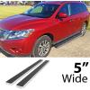 imageAPS Running Boards Nerf Bars Side Steps Step Bars Compatible with Nissan Pathfinder 20132021 Exclude Platinum ampamp Infiniti QX60 20132016 Silver Running Board StyleStainless Steel Polished