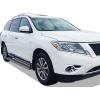 imageAPS Running Boards Nerf Bars Side Steps Step Bars Compatible with Nissan Pathfinder 20132021 Exclude Platinum ampamp Infiniti QX60 20132016 Silver Running Board StyleStainless Steel Polished