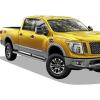 imageAPS Running Boards Nerf Bars Side Steps Step Bars Compatible with Nissan Titan 20042015 ampamp 20172025 Crew Cab ampamp Titan XD 1625 Black Powder Coated Running Board StyleStainless Steel Polished
