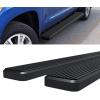 imageAPS Running Boards Nerf Bars Side Steps Step Bars Compatible with Toyota Tundra 20072021 CrewMax Silver Running Board StyleAluminum Black