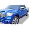 imageAPS Running Boards Nerf Bars Side Steps Step Bars Compatible with Toyota Tundra 20072021 CrewMax Silver Running Board StyleAluminum Silver