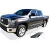 imageAPS Running Boards Nerf Bars Side Steps Step Bars Compatible with Toyota Tundra 20072021 CrewMax Silver Running Board StyleStainless Steel Polished