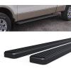 imageAPS Running Boards Style Compatible with Ford F150 20042014 Super Cab Exclude Heritage Edition Nerf Bars Side Steps Side BarsAluminum Black