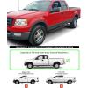 imageAPS Running Boards Style Compatible with Ford F150 20042014 Super Cab Exclude Heritage Edition Nerf Bars Side Steps Side BarsAluminum Black