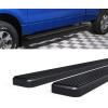 imageAPS Running Boards Style Compatible with Ford F150 20042014 Super Cab Exclude Heritage Edition Nerf Bars Side Steps Side BarsAluminum Black
