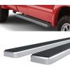 imageAPS Running Boards Style Compatible with Ford F150 20042014 Super Cab Exclude Heritage Edition Nerf Bars Side Steps Side BarsAluminum Silver