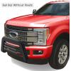 imageAPS Unique Rivet Bull Bar Compatible with 20172018 Super Duty  Front Bar  Bull Bar  Front Brush Bumper  Grille Guard  Black