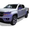 imageiBoard Third Generation Black Aluminum Running Boards Side Step for Selected Chevy Colorado GMC Canyon Crew Cab