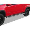 imageAPS 6inch Black Stainless Steel Powder Coated Flat Style Running Boards Nerf Bars Side Steps Compatible with Chevy Colorado GMC Canyon 20152025 Crew CabStainless Steel Polished