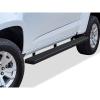 imageAPS 6inch Black Stainless Steel Powder Coated Flat Style Running Boards Nerf Bars Side Steps Compatible with Chevy Colorado GMC Canyon 20152025 Crew CabStainless Steel Black