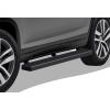 imageAPS Running Boards Nerf Bars Side Steps Step Bars Compatible with Honda Pilot 20162022 Silver Running Board StyleStainless Steel Black