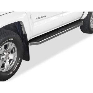 imageAPS 304 Stainless Steel Polished Silver 5 inches Running Boards Nerf Bars Side Steps Compatible with Toyota Tacoma 20052023 Double Crew CabPolished