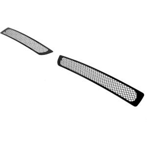 imageAPS Compatible with Chrysler Crossfire 20042008 Lower Bumper Stainless Steel Chrome Mesh Front Grill Grille Insert R76526TBlack