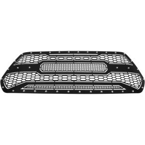 imageAPS Compatible with Toyota Tacoma 20162017 Main Upper Carbon Steel Black Mesh Front Grill Grille Insert TC6358KBlack