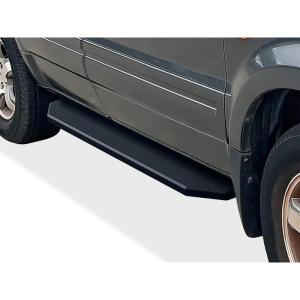 imageAPS Running Boards 5 inches Matte Black Compatible with Honda Pilot 20032008 ampamp Acura MDX 0206 Stainless Steel Side Steps Side BarsBlack