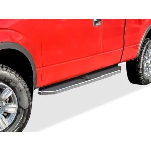 imageAPS Running Boards Style Compatible with Ford F150 20042014 Super Cab Exclude Heritage Edition Nerf Bars Side Steps Side BarsPolished