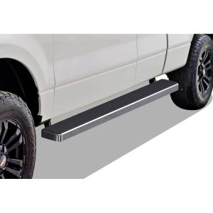 imageAPS Running Boards Style Compatible with Ford F150 20042014 Super Cab Exclude Heritage Edition Nerf Bars Side Steps Side BarsSilver