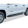 imageAPS 6inch Black Stainless Steel Powder Coated Flat Style Running Boards Nerf Bars Side Steps Compatible with Toyota Tundra 20072021 CrewMax