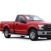 imageAPS Black 5 inches 304 Stainless Steel Running Boards Nerf Bars Side Steps Compatible with Ford F150 20152025 Regular Cab ampamp F250 F350 Super Duty 20172025Stainless Steel Polished