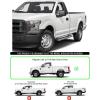 imageAPS Black 5 inches 304 Stainless Steel Running Boards Nerf Bars Side Steps Compatible with Ford F150 20152025 Regular Cab ampamp F250 F350 Super Duty 20172025Silver