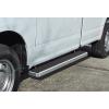 imageAPS Black 5 inches 304 Stainless Steel Running Boards Nerf Bars Side Steps Compatible with Ford F150 20152025 Regular Cab ampamp F250 F350 Super Duty 20172025Stainless Steel Polished