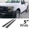 imageAPS Black 5 inches 304 Stainless Steel Running Boards Nerf Bars Side Steps Compatible with Ford F150 20152025 Regular Cab ampamp F250 F350 Super Duty 20172025Silver
