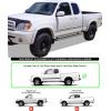 imageAPS Black Running Boards Style Compatible with Toyota Tundra 20002006 Access Cab Nerf Bars Side Steps Side BarsSilver