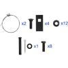 imageAPS Class 2 Tow Trailer Hitch Rear Receiver Towing Hitch Combo with Cover Kit Hitch Cover Included OE Style 125 Inches Receiver Tube Compatible with 20092013 Forester