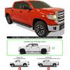 imageAPS Running Boards 6 inches Matte Black Compatible with Toyota Tundra 20072021 CrewMax Stainless Steel Nerf Bars Side Steps Side BarsAluminum Black