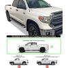 imageAPS Running Boards 6 inches Matte Black Compatible with Toyota Tundra 20072021 CrewMax Stainless Steel Nerf Bars Side Steps Side BarsAluminum Silver
