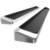 imageAPS Running Boards 6 inches Matte Black Compatible with Toyota Tundra 20072021 CrewMax Stainless Steel Nerf Bars Side Steps Side BarsAluminum Silver