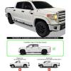 imageAPS Running Boards 6 inches Matte Black Compatible with Toyota Tundra 20072021 CrewMax Stainless Steel Nerf Bars Side Steps Side BarsAluminum Silver