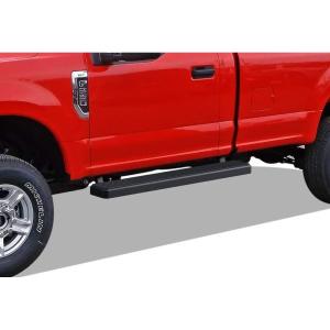 imageAPS Black 5 inches 304 Stainless Steel Running Boards Nerf Bars Side Steps Compatible with Ford F150 20152025 Regular Cab ampamp F250 F350 Super Duty 20172025Stainless Steel Black