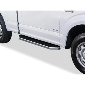 imageAPS Black 5 inches 304 Stainless Steel Running Boards Nerf Bars Side Steps Compatible with Ford F150 20152025 Regular Cab ampamp F250 F350 Super Duty 20172025Polished