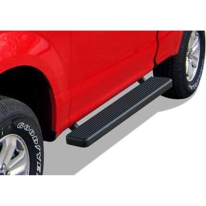 imageAPS Black 5 inches 304 Stainless Steel Running Boards Nerf Bars Side Steps Compatible with Ford F150 20152025 Regular Cab ampamp F250 F350 Super Duty 20172025Black