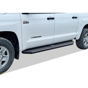 imageAPS Running Boards 6 inches Matte Black Compatible with Toyota Tundra 20072021 CrewMax Stainless Steel Nerf Bars Side Steps Side BarsBlack