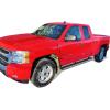 imageAPS Running Boards Side Steps Bars Compatible with Chevy Silverado GMC Sierra 1500 2500 19992013 Double Cab ampamp 2500HD 3500 20012014 Exclude CK Classic Stainless Steel Black Powder Coated 5inStainless Steel Polished