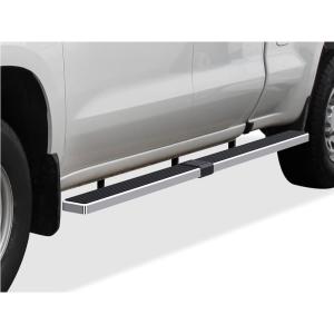 imageAPS Stainless Steel Black 5in Side Compatible with Silverado Sierra 1500 20192025 Extended Cab ampamp 2500 3500 20202025 Exclude 19 1500 LDSilverado 1500 LTD Sierra 1500 LD 2022Stainless Steel Polished