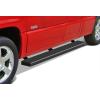 imageAPS 6in Black Stainless Steel Running Boards Compatible with Chevy Silverado GMC Sierra Double Cab 9913