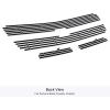 imageAPS Compatible with 2003 2004 2005 Chevy Silverado 1500 HD ampamp 0304 2500 2500HD 3500 ampamp 0206 Avalanche Main Upper Top Bumper Stainless Steel Chrome Billet Front Grill Grille Insert Combo C67675ABlack