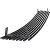 imageAPS Compatible with Chevy Camaro 19881992 Lower Bumper Stainless Steel SS Chrome Billet Front Grill Grille Insert C85241ABlack