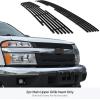 imageAPS Compatible with Chevy Colorado 20042012 Main Upper Chrome Billet Front Grill Grille Insert C65747ABlack