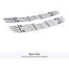 imageAPS Compatible with Chevy Colorado 20042012 Main Upper Chrome Billet Front Grill Grille Insert C65747AChrome