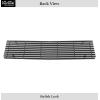 imageAPS Compatible with Chevy GMC C K Pickup Suburban Blazer 19731980 Main Upper Stainless Steel Chrome 8x6 Billet Front Grill Grille Insert C85008CBlack
