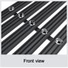 imageAPS Compatible with Chevy GMC C K Pickup Suburban Blazer 19731980 Main Upper Stainless Steel Chrome 8x6 Billet Front Grill Grille Insert C85008CBlack