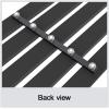 imageAPS Compatible with Chevy GMC C K Pickup Suburban Blazer 19731980 Main Upper Stainless Steel Chrome 8x6 Billet Front Grill Grille Insert C85008CBlack