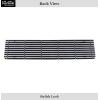 imageAPS Compatible with Chevy GMC C K Pickup Suburban Blazer 19731980 Main Upper Stainless Steel Chrome 8x6 Billet Front Grill Grille Insert C85008CChrome