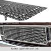imageAPS Compatible with Chevy GMC C K Pickup Suburban Blazer 19731980 Main Upper Stainless Steel Chrome 8x6 Billet Front Grill Grille Insert C85008CChrome